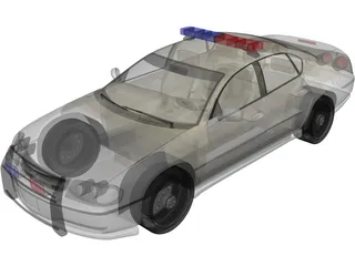 Chevrolet Impala Police Car (2003) 3D Model