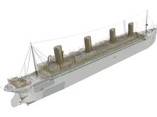 Britannic HMHS 3D Model