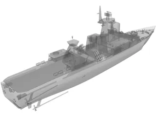 Gepard Ship 3D Model