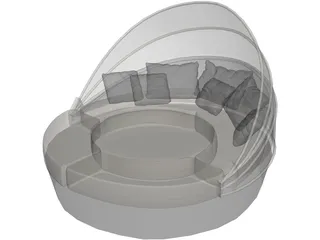 Arena Varaschin Sofa 3D Model