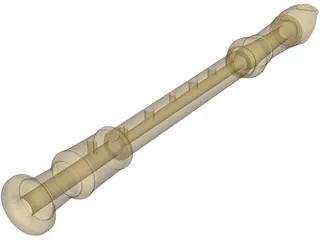 Flute 3D Model