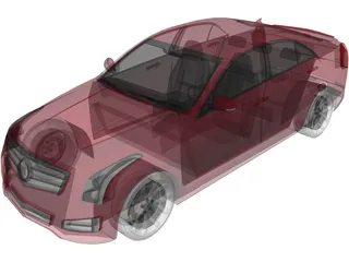 Cadillac ATS (2013) 3D Model