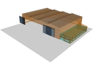 Aircraft Facility 3D Model