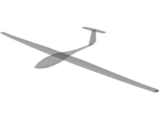 DG300 Glider 3D Model