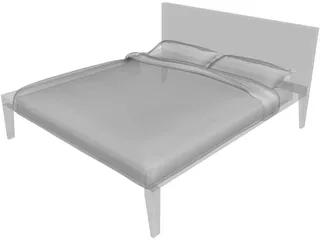 Alicudi Bed 3D Model