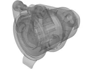 ABS Socket for Trailer 3D Model
