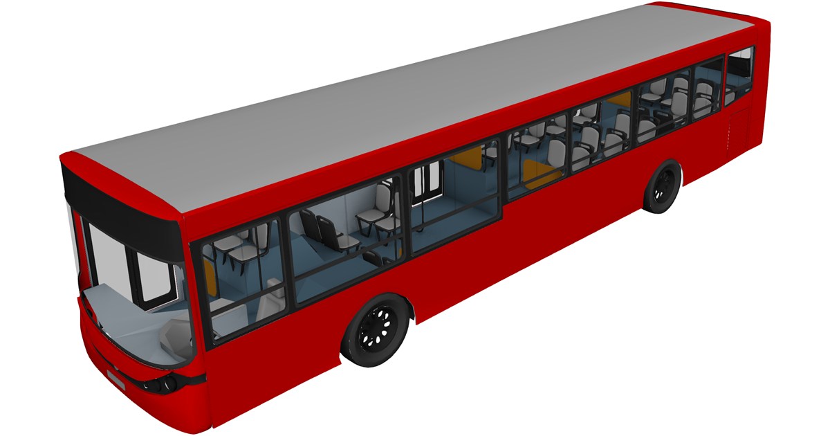Bus 3D Model - 3D CAD Browser
