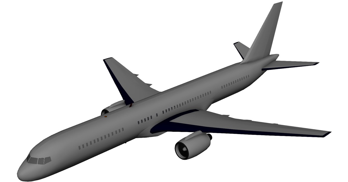 Boeing 757 3D Model - 3D CAD Browser