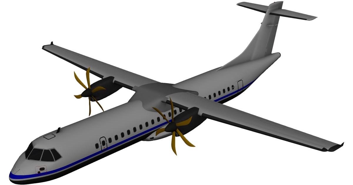 ATR 72 3D Model - 3D CAD Browser