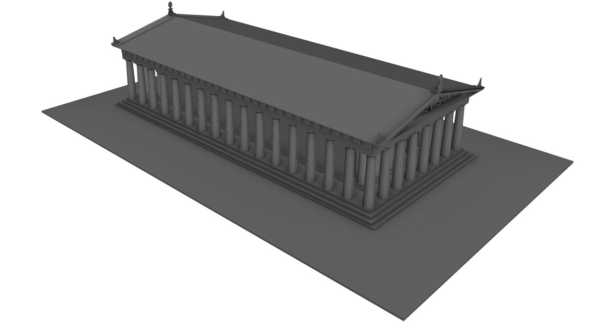 Parthenon 3D Model - 3D CAD Browser