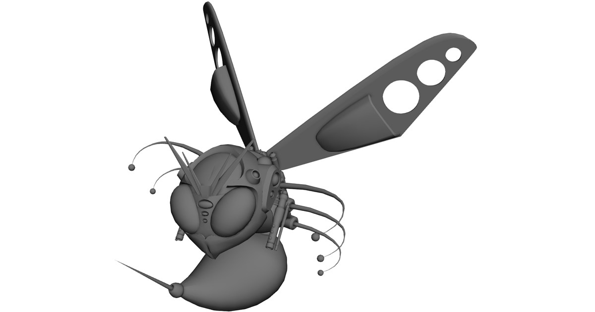 Metal Bee CAD Model - 3D CAD Browser