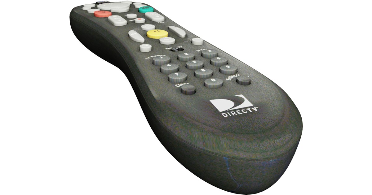 DirecTV Remote Control 3D Model - 3D CAD Browser