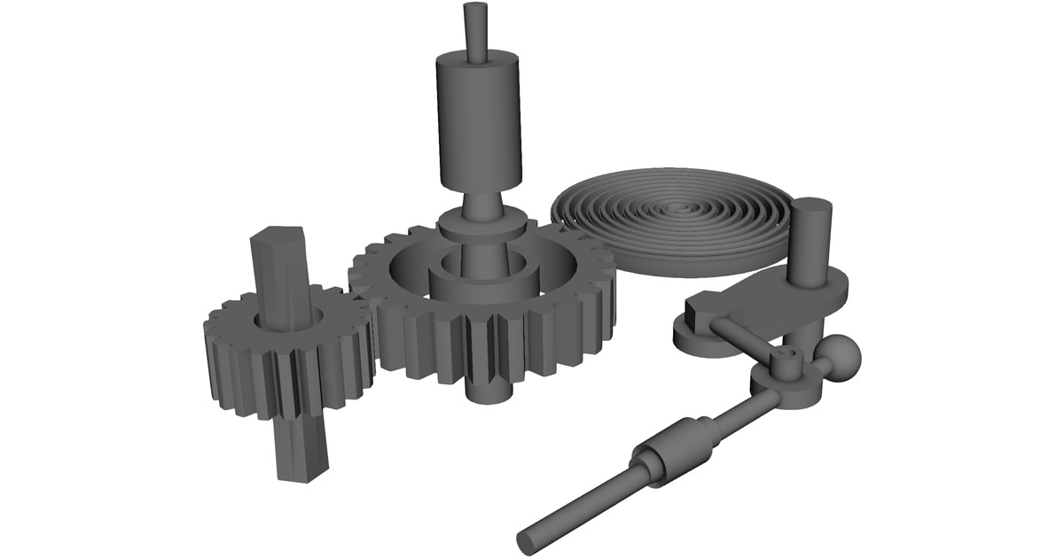 Cogs and Gears 3D Model - 3D CAD Browser
