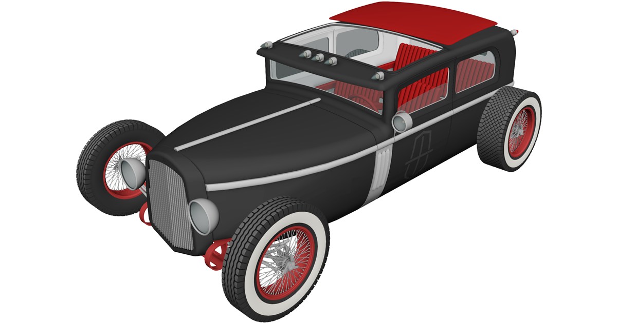 Hot Rod 3D Model - 3D CAD Browser