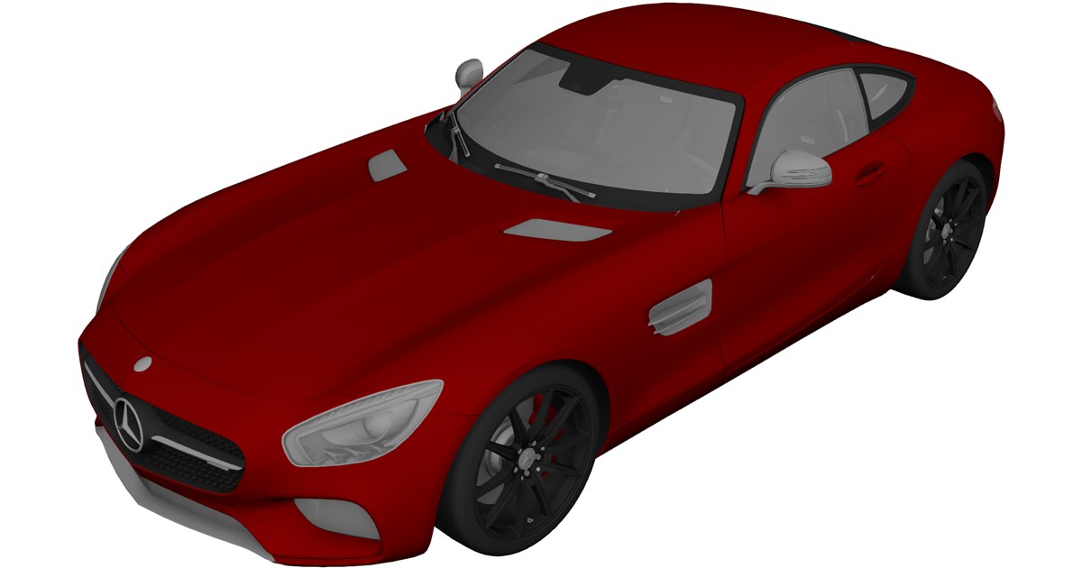 Mercedes-Benz AMG GT 3D Model (2016) - 3D CAD Browser