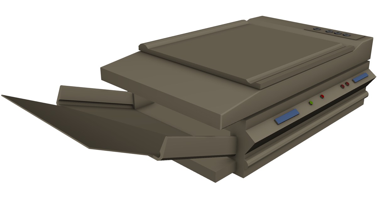 Laser Copy Machine 3D Model | 3D CAD Browser