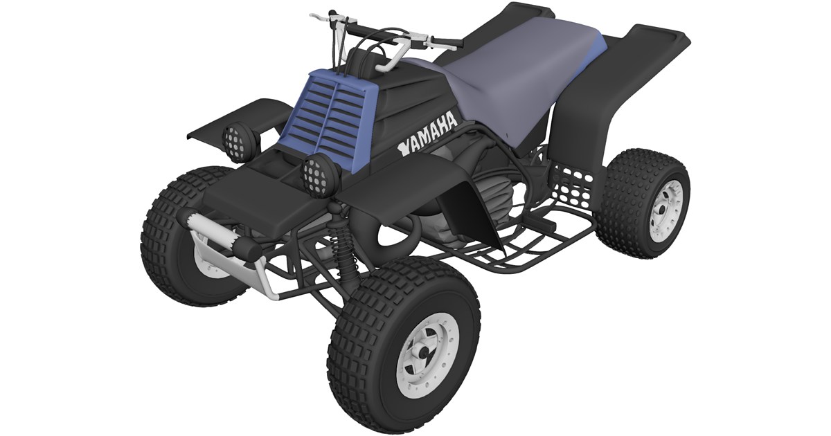 Yamaha Banshee 3D Model - 3D CAD Browser