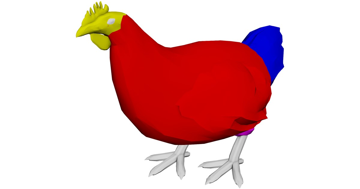 Chicken 3D Model - 3D CAD Browser