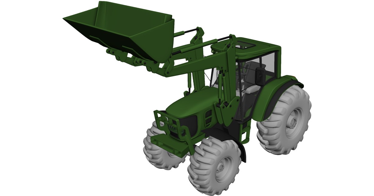 Front Loader 3D Model - 3D CAD Browser