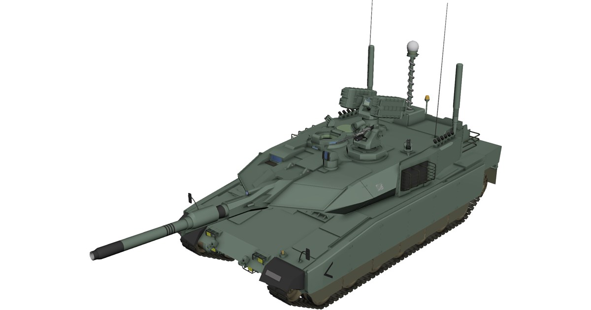 Altay Tank 3D Model - 3D CAD Browser