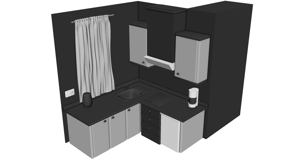 Kitchen 3D Model - 3D CAD Browser
