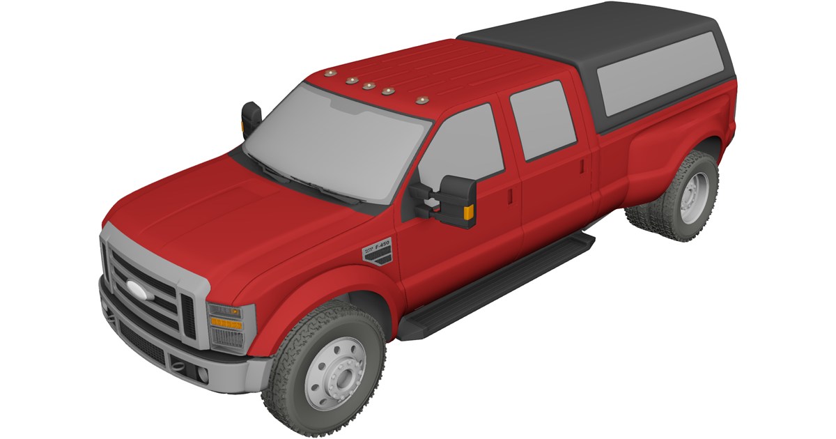 Ford F-450 Super Duty 3D Model - 3D CAD Browser