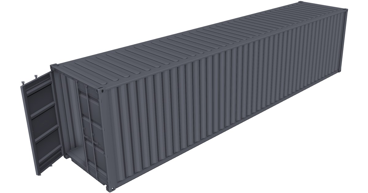 Container 40ft CAD Model - 3D CAD Browser
