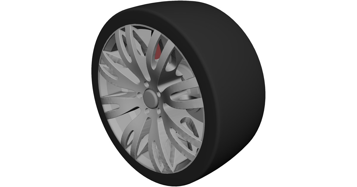 Racing Car Sports Wheel Rim CAD Model - 3D CAD Browser