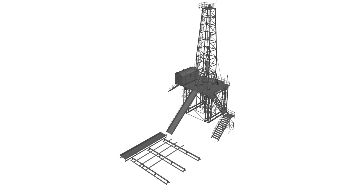 Land Rig 3D Model - 3D CAD Browser