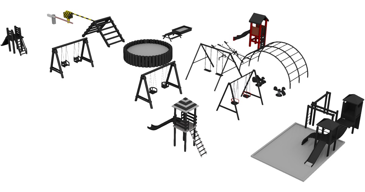 Playground 3D Model - 3D CAD Browser