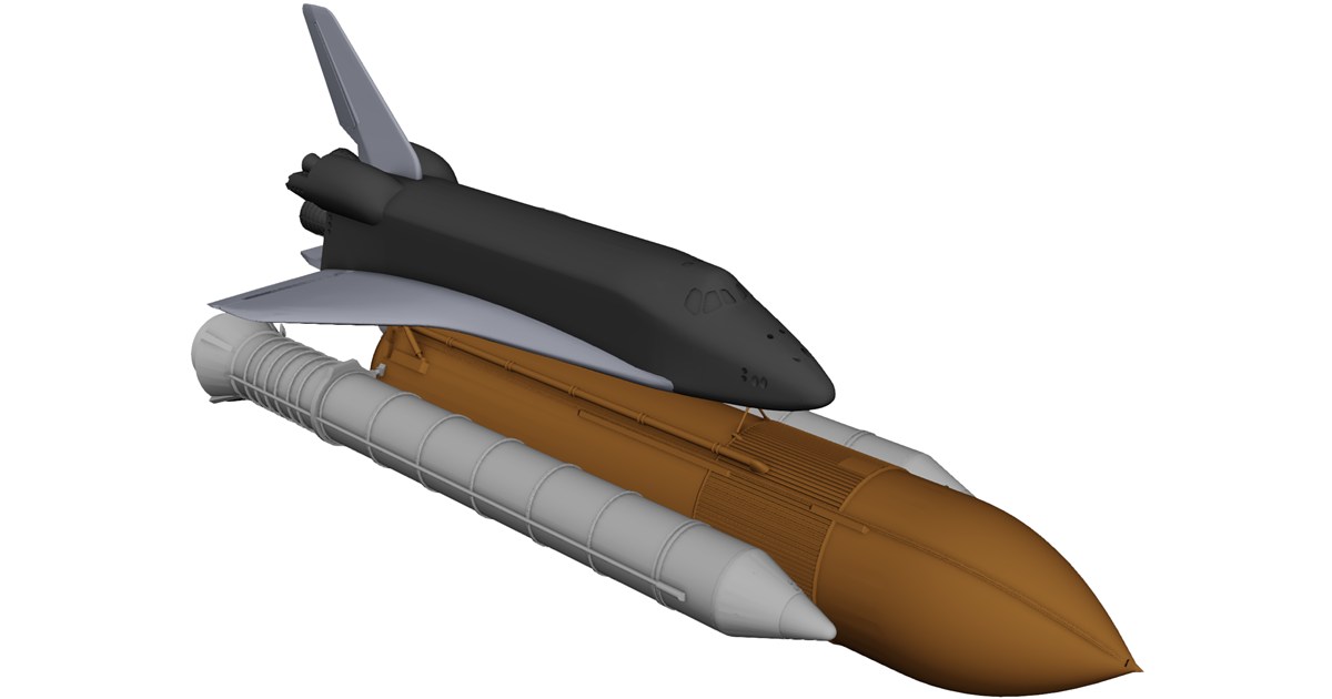 Space Shuttle CAD Model - 3D CAD Browser