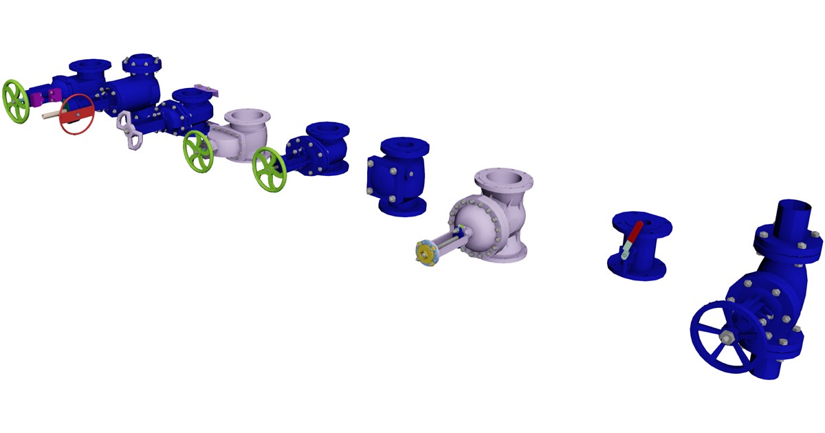 Valve Collection 3D Model - 3D CAD Browser