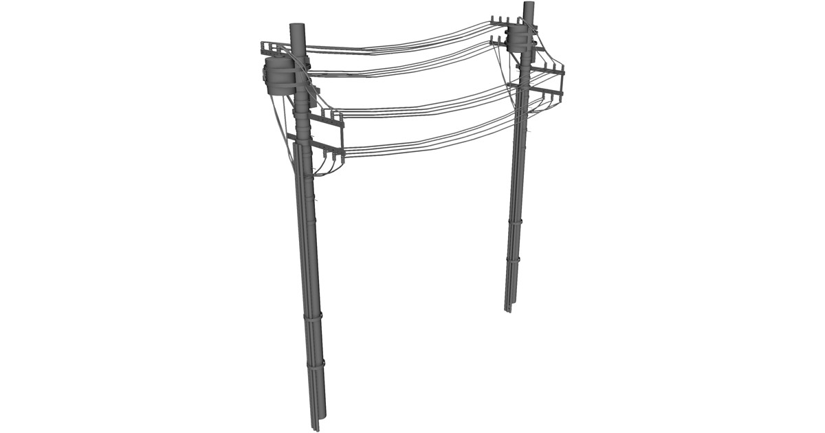 Power Line Cad Model Power Line 3D Model - 3D CAD Browser