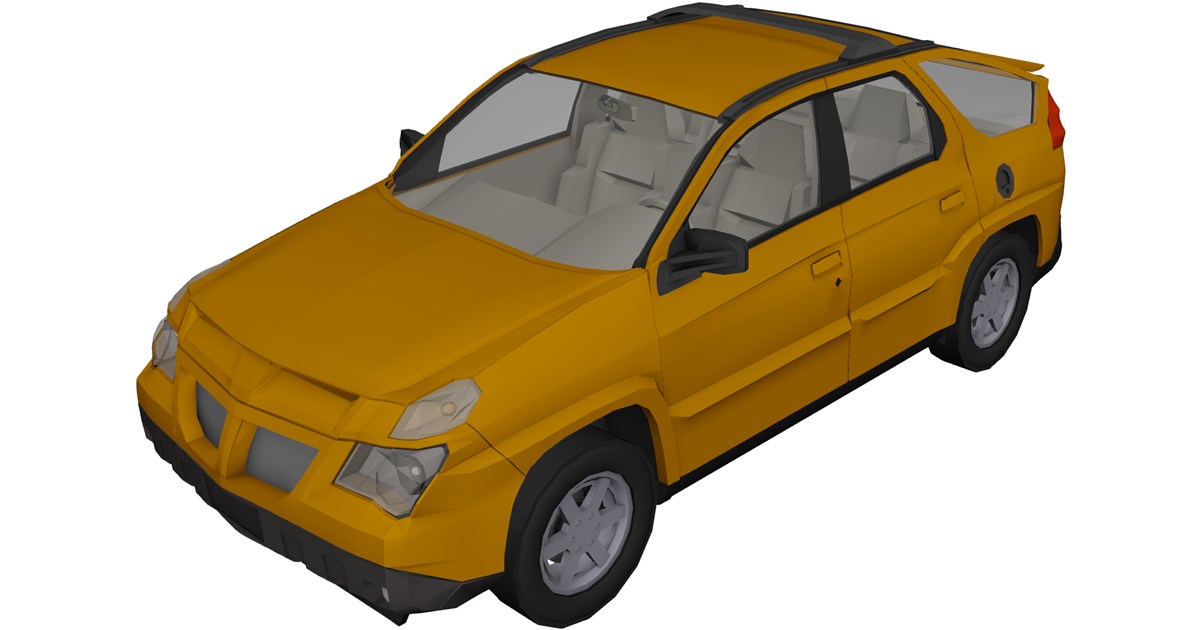 Pontiac Original Aztek Rendering Pontiac Aztec 3D Model - 3D CAD Browser