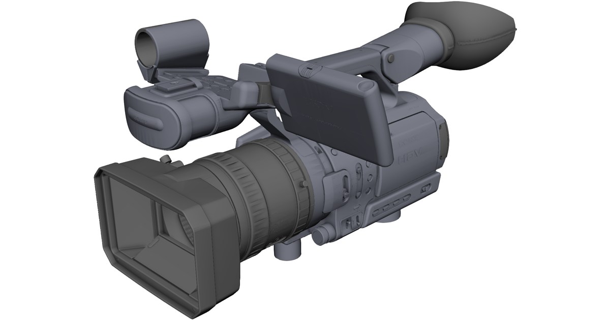 Sony Video Camera CAD Model - 3D CAD Browser