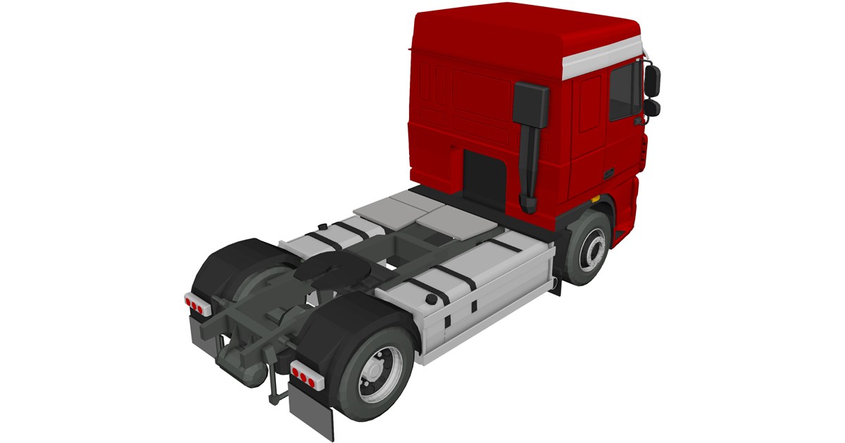 DAF XF 3D Model - 3D CAD Browser