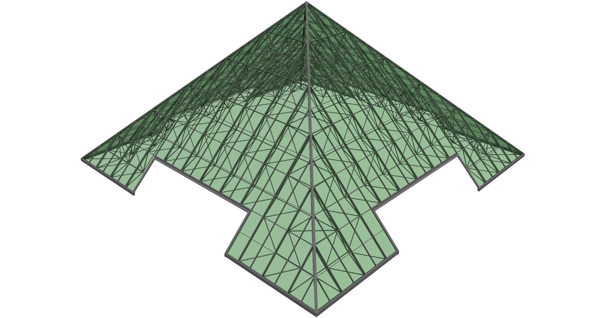 Building Pyramid 3D Model - 3D CAD Browser