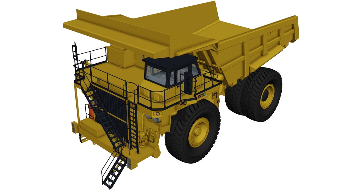 Komatsu 830E-AC 3D Model - 3D CAD Browser