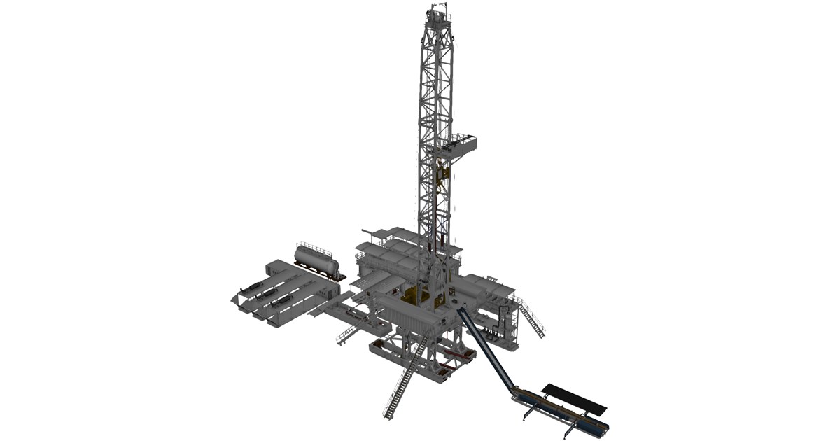 Land Rig 3D Model - 3D CAD Browser