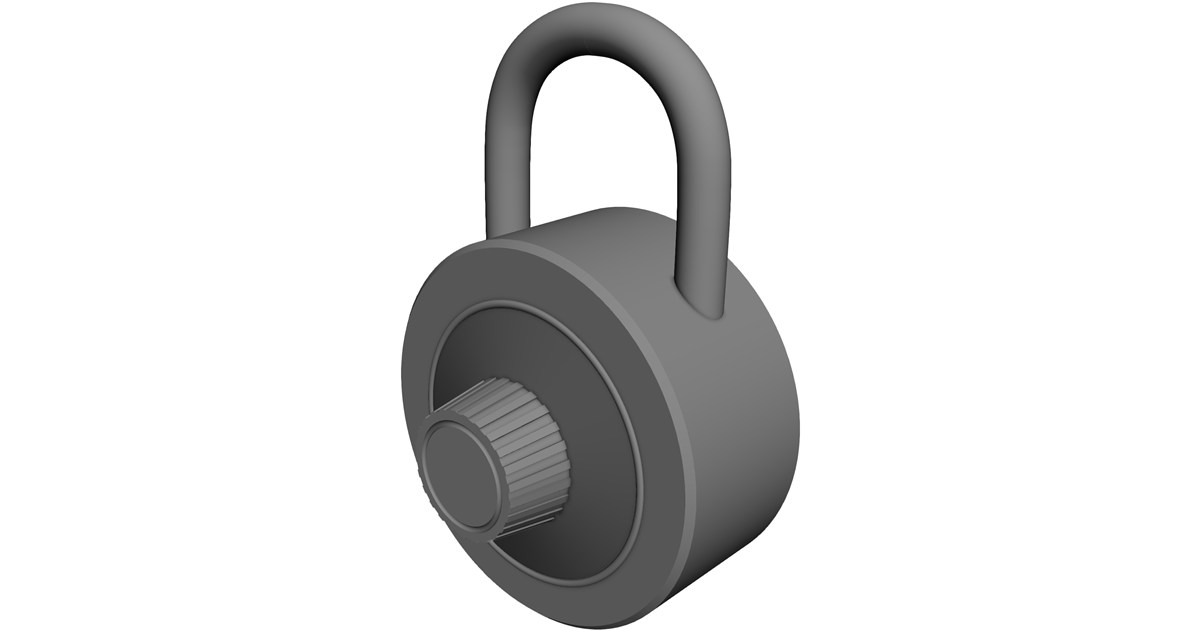 Lock 3D Model - 3D CAD Browser
