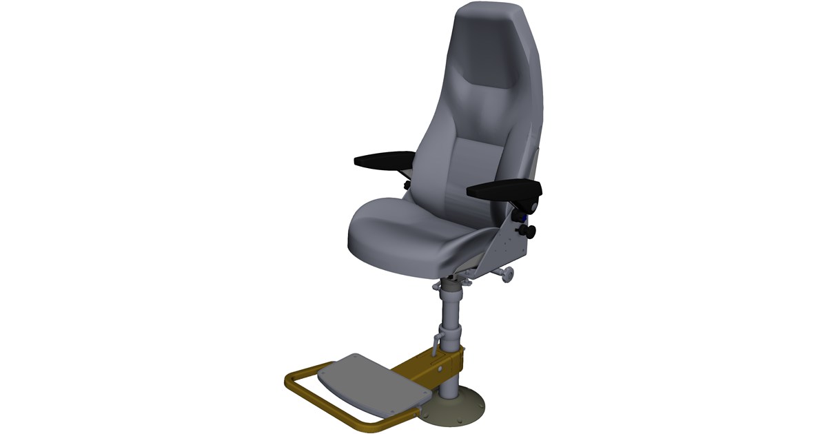 Command Ship Chair CAD Model - 3D CAD Browser
