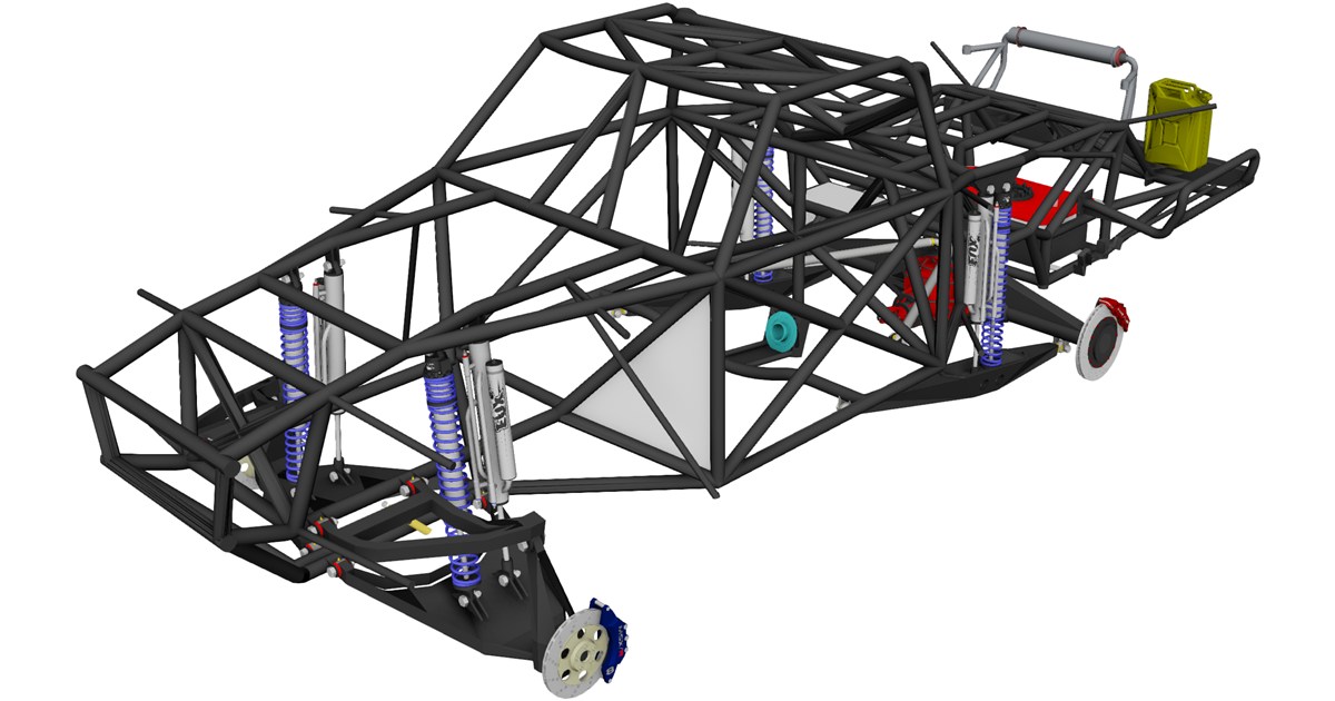 Prerunner Chassis 3D Model - 3D CAD Browser