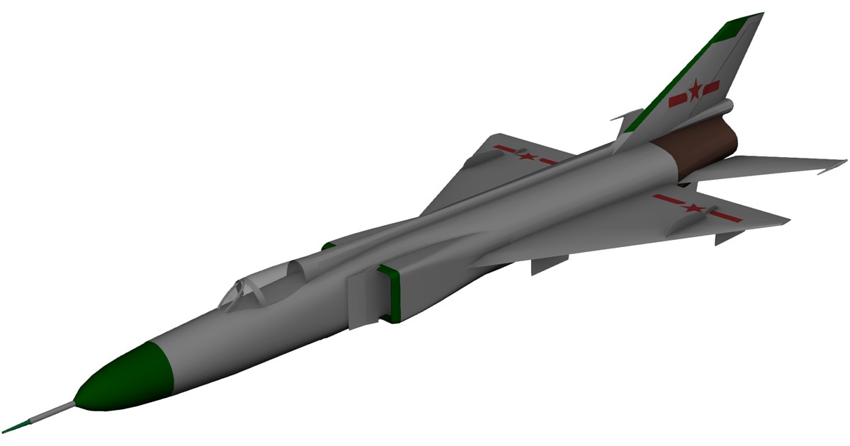 J8h Shenyang J-8B 3D Model - 3D CAD Browser