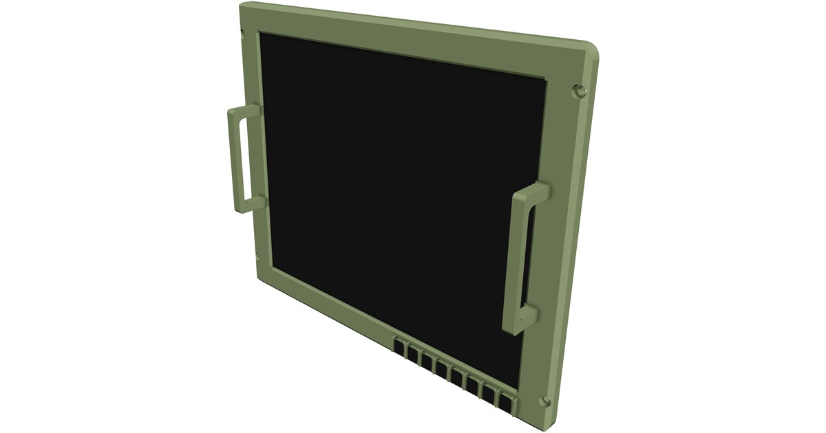 Barco Ruggedised Display 19 Inch Free 3D Model - 3D CAD Browser