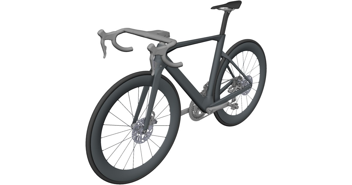 Road Bicycle CAD Model - 3D CAD Browser