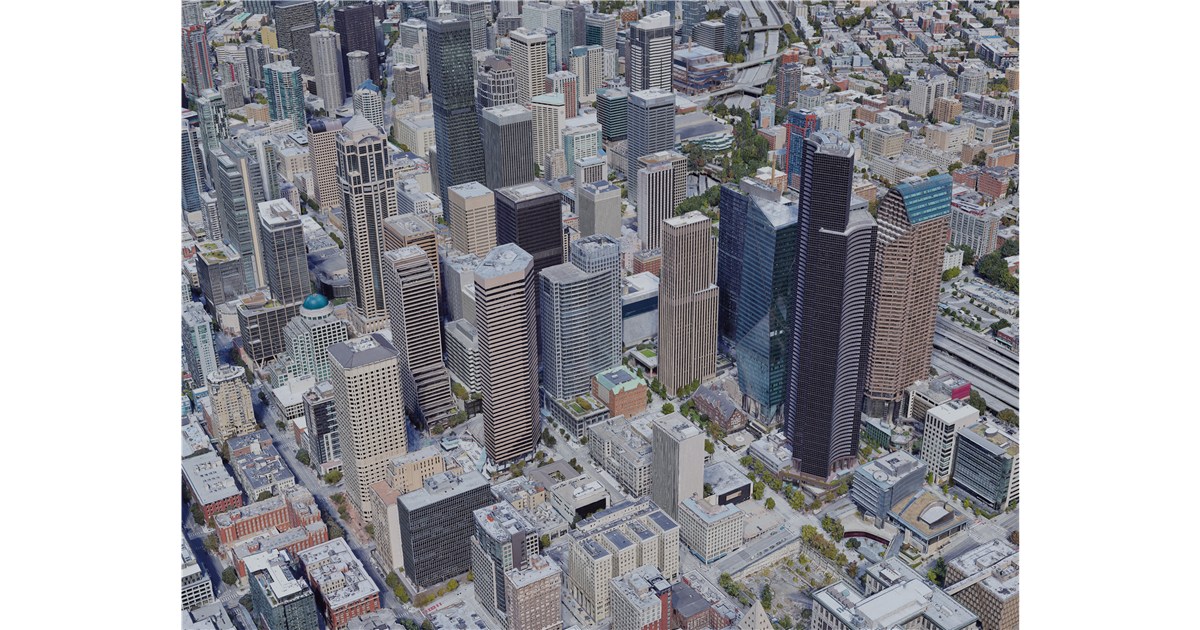 Seattle City, USA 3D Model (2021) - 3D CAD Browser