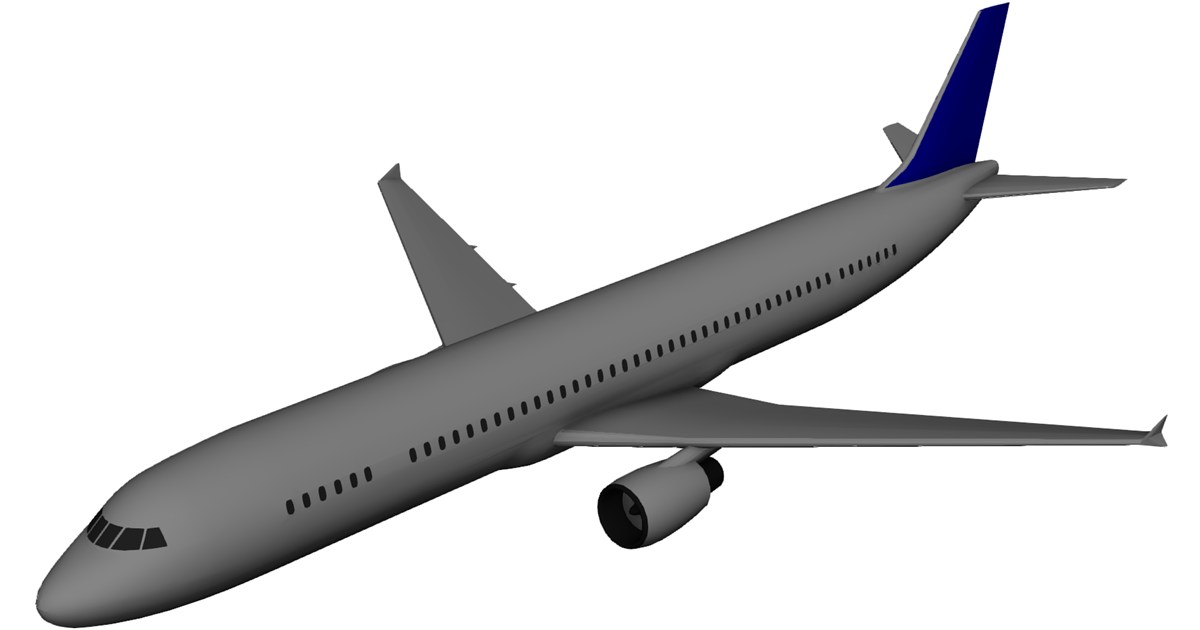 Airbus A321 3D Model - 3D CAD Browser