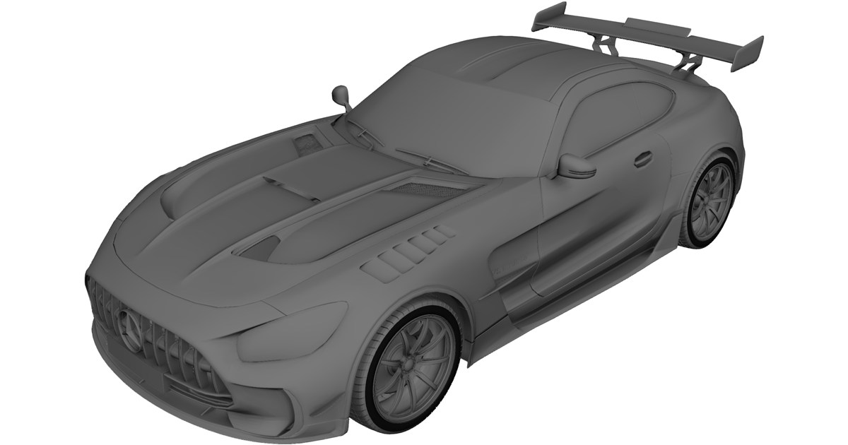 Mercedes-Benz AMG GT 3D Model - 3D CAD Browser