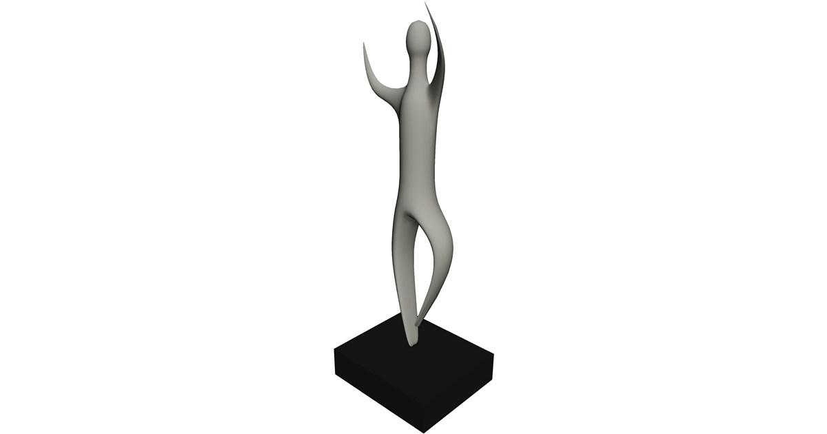 Abstract Dancing Statue 3D Model - 3D CAD Browser