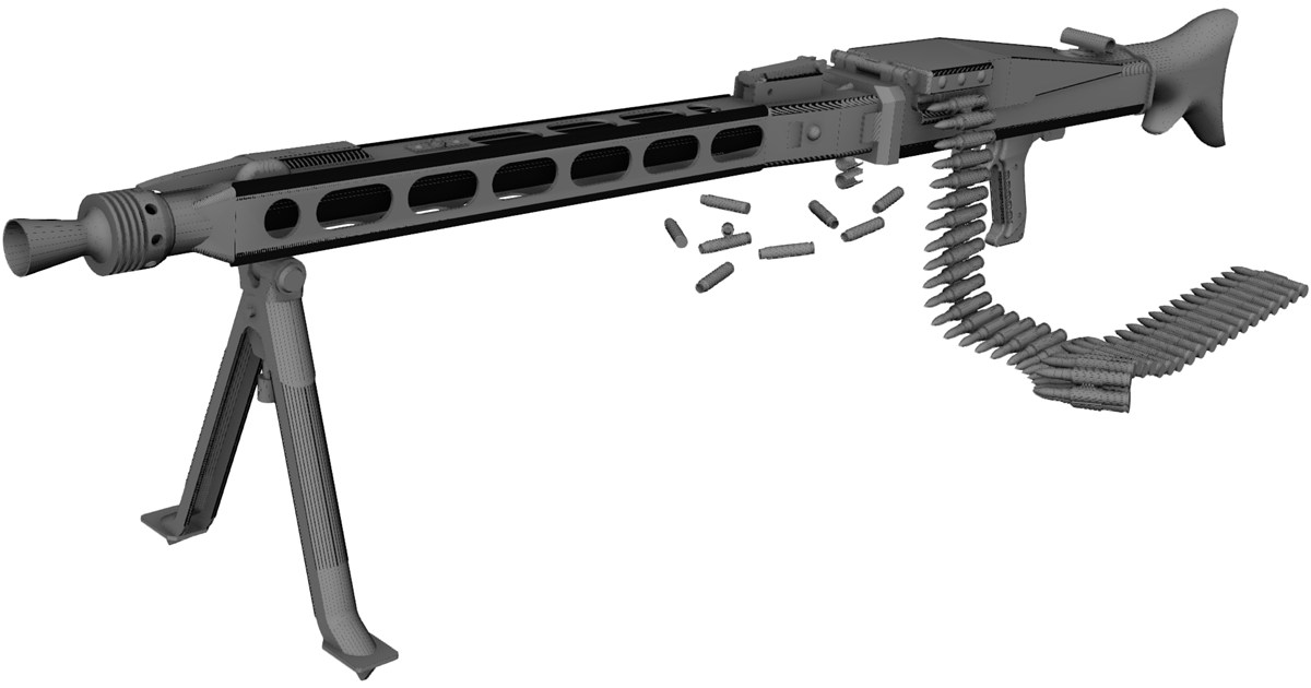 MG 42 3D Model - 3D CAD Browser